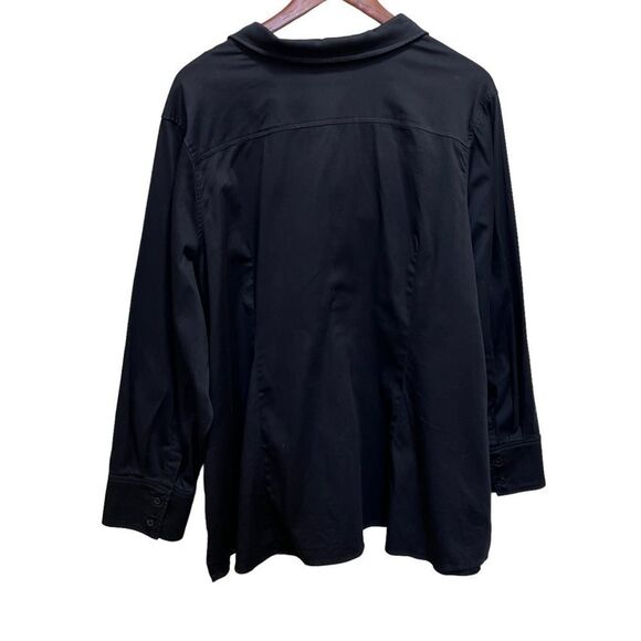 Pennington’s Black Button Down Shirt Size 5x - Picture 2 of 7